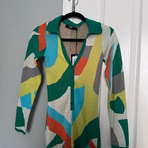 JADED LONDON ABSTRACT ART PRINT ROMPER - Picture 2 of 4